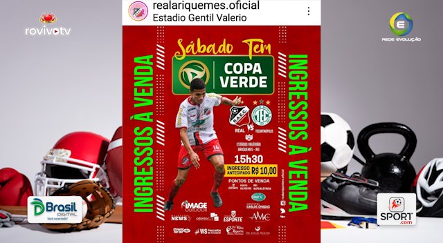 Real Ariquemes estreia em casa pela Copa Verde, neste sábado (29)