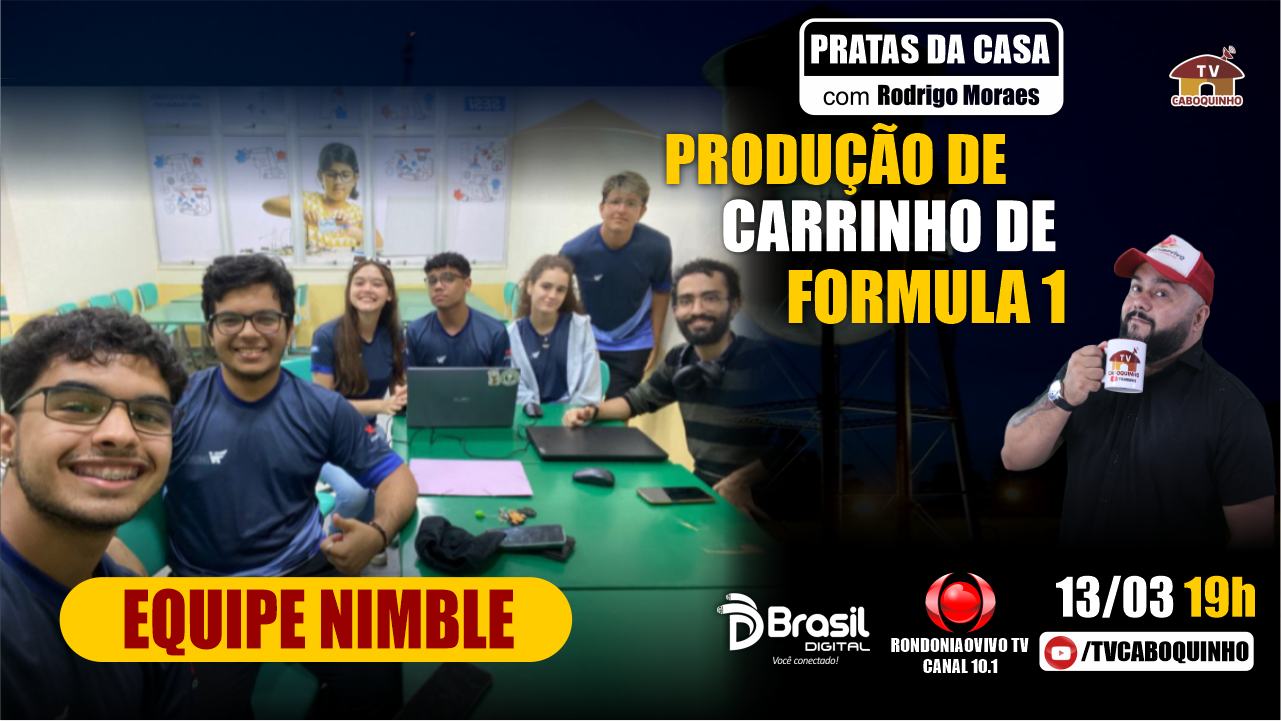 #127 PRODUÇÃO DE CARRINHO DE FORMULA 1 COM A EQUIPE NIMBLE - PRATAS DA CASA -13/03/23