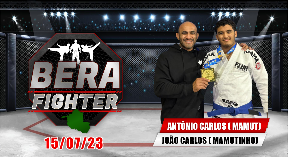 BERA FIGHTER COM ANTÔNIO CARLOS (MAMUT) E JOÃO CARLOS (MAMUTINHO) 