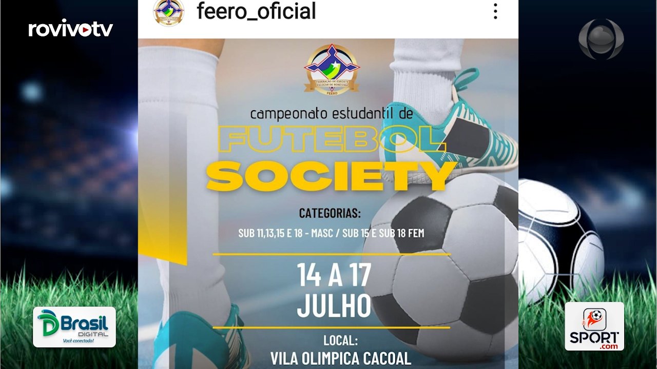 Federação Escolar de RO promove Campeonato Estudantil de Futebol Society
