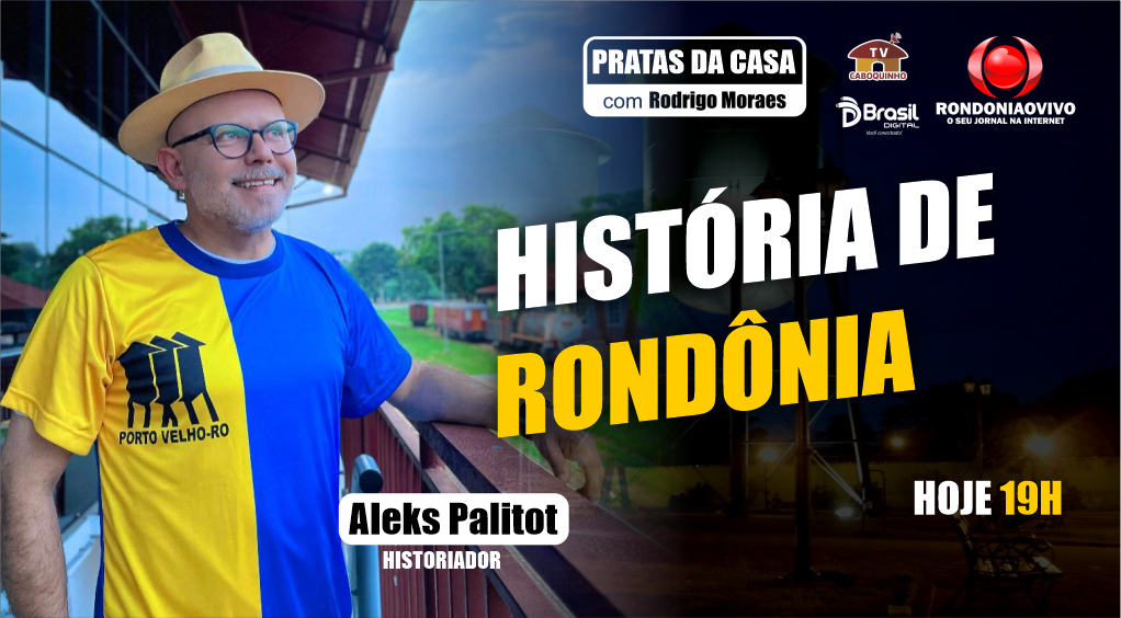 HISTÓRIA DE RONDÔNIA - ALEKS PALITOT - PRATAS DA CASA 2024