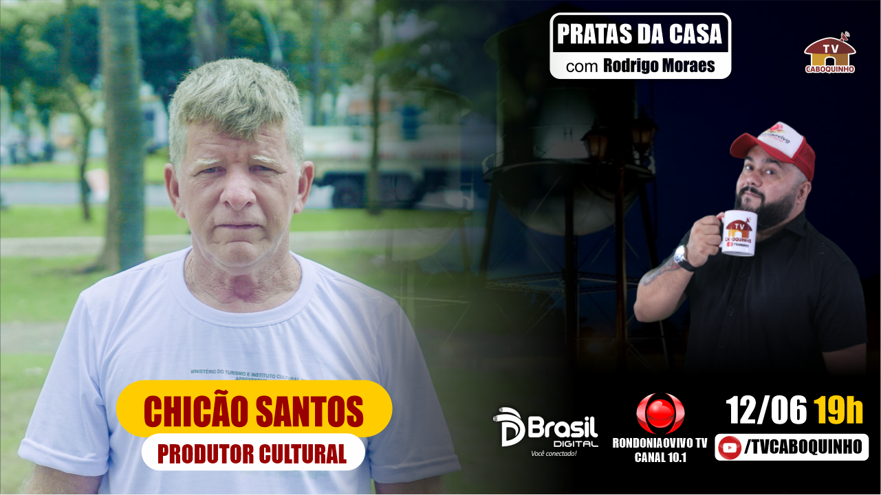 CHICÃO SANTOS PRODUTOR CULTURAL - PRATAS DAS CASA #786