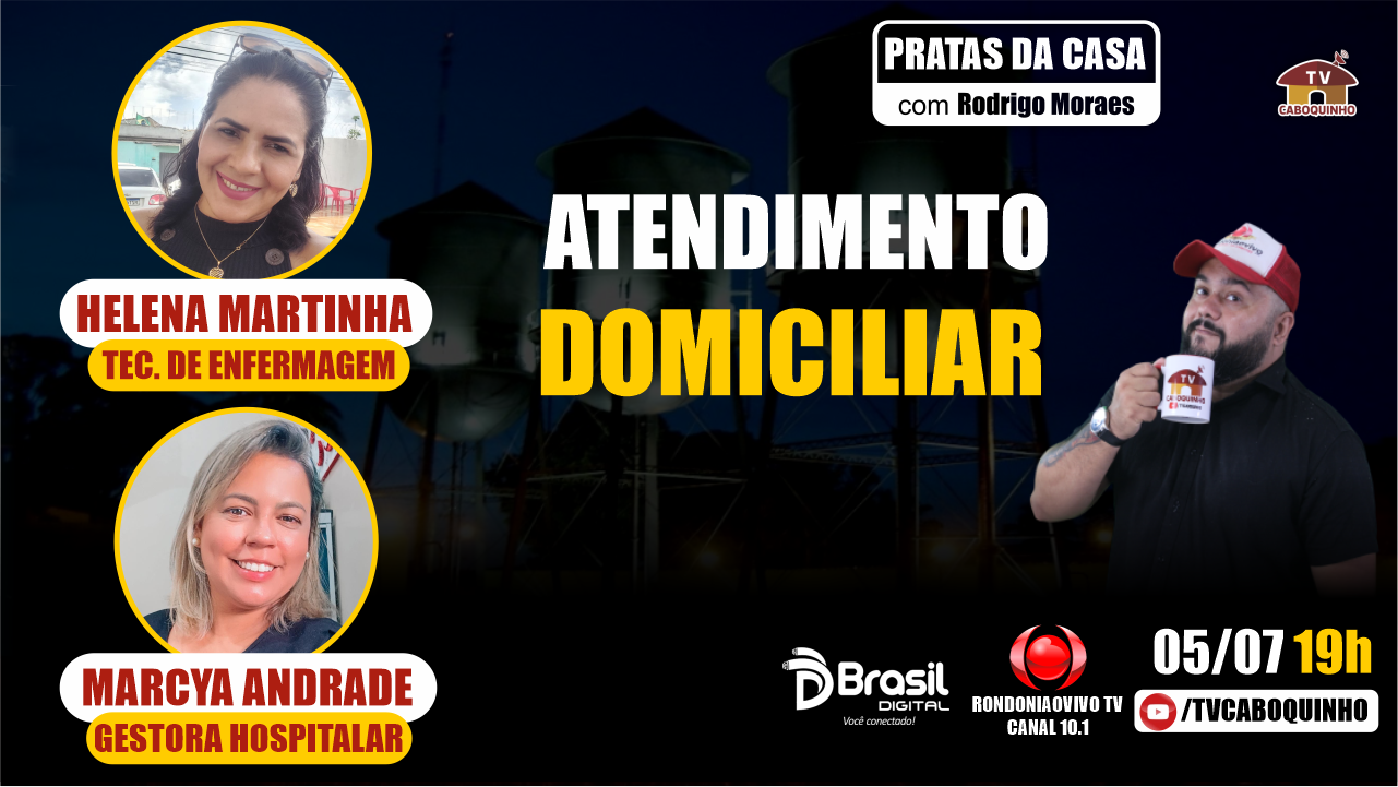 ATENDIMENTO DOMICILIAR - PRATAS DA CASA #801