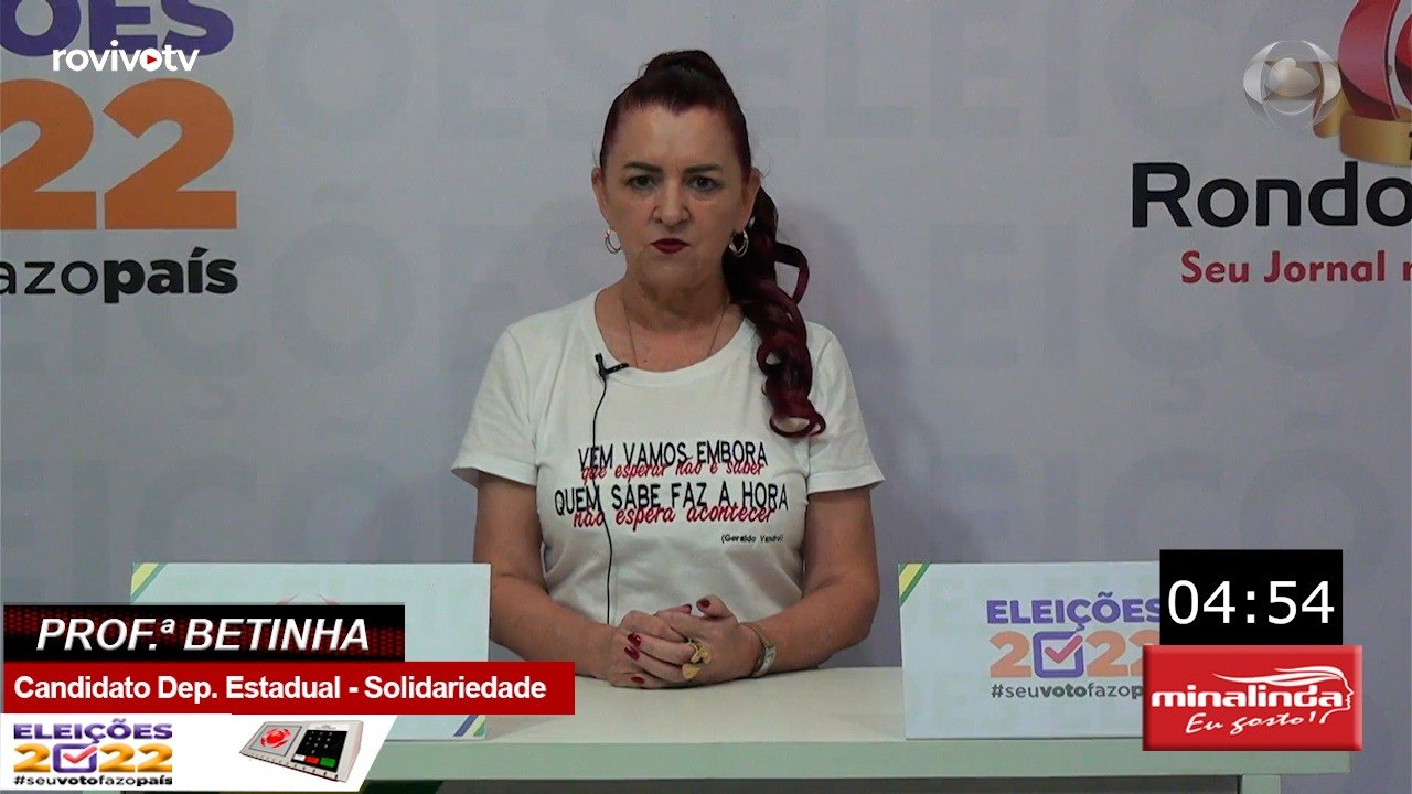  Prof.ª Betinha - Candidato Dep. Estadual - Solidariedade