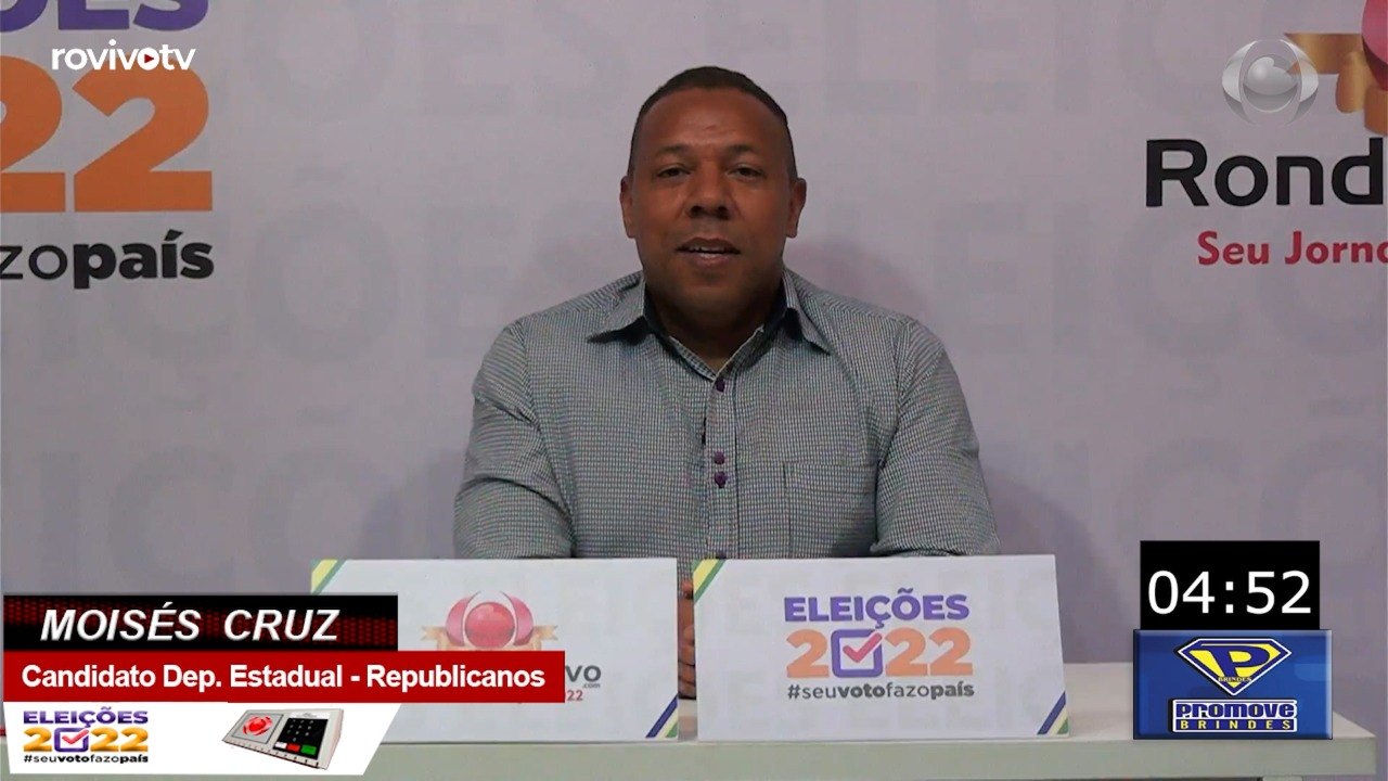  Moisés Cruz - Candidato Dep. Estadual - Republicanos