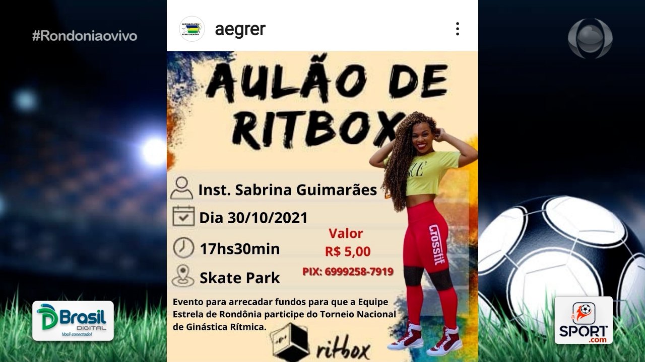  Vem ai aulão de Ritbox no Skate Park com Sabrina Guimarães