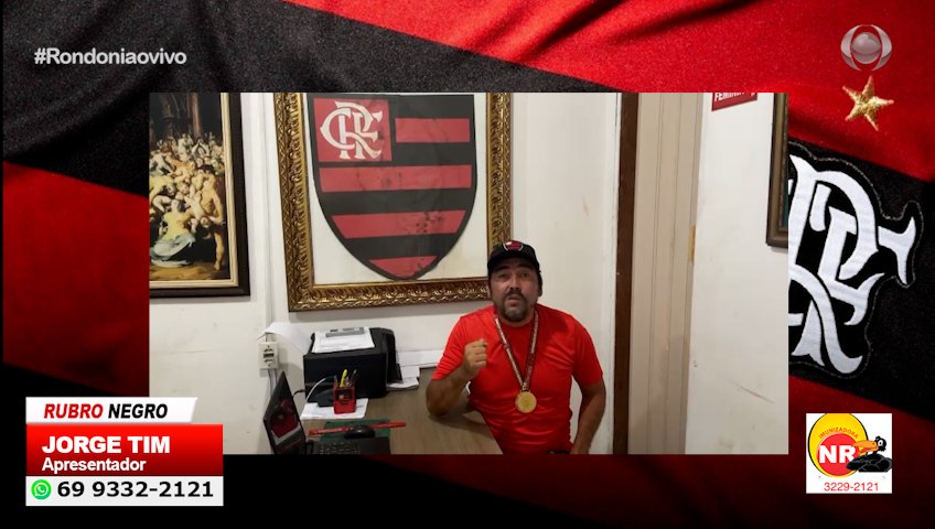 Embaixada Nação RO apoiando Flamengo x Barcelona semifinal de Libertadores