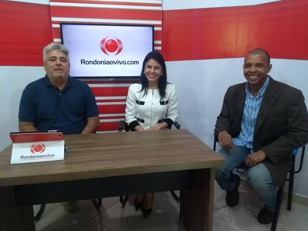 Entrevista ao vivo com a prefeita de Cacoal Glaucione Rodriguesa