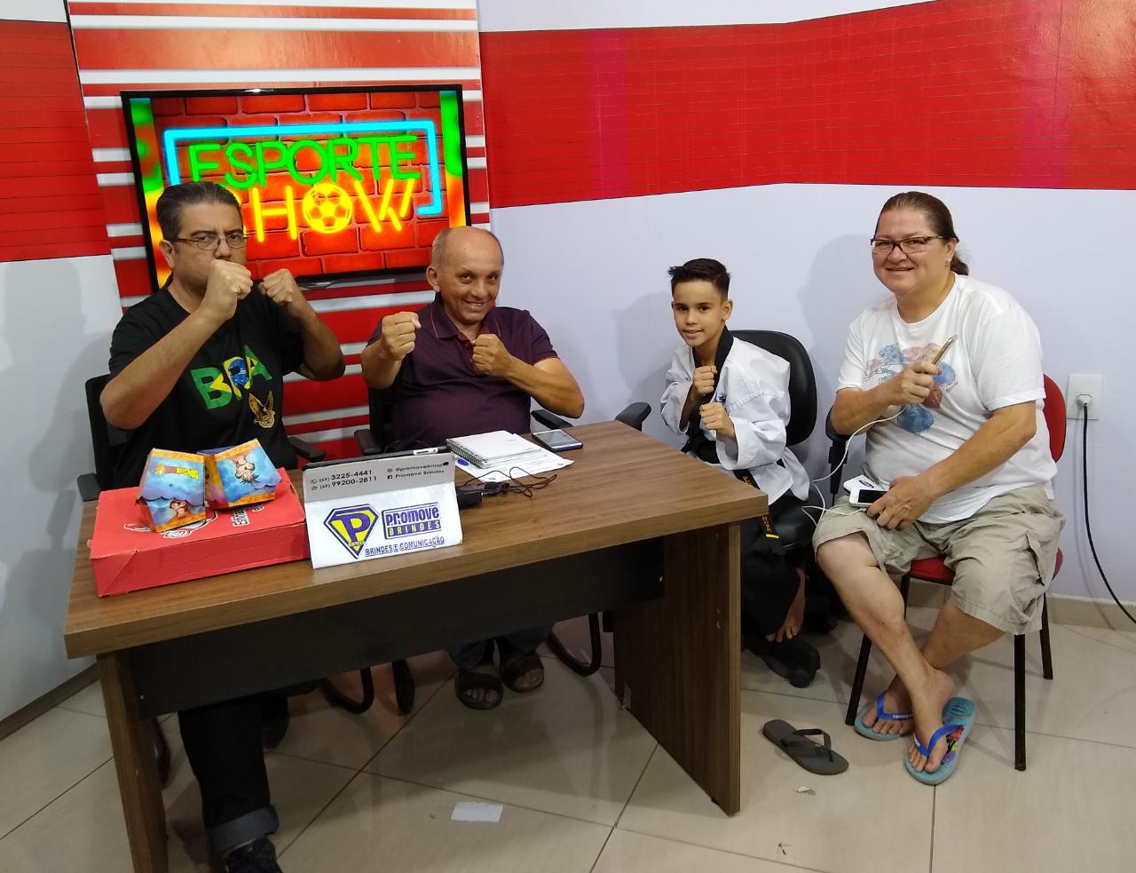 ESPORTE SHOW: Conquista de Faixa Preta e muito mais ao vivo