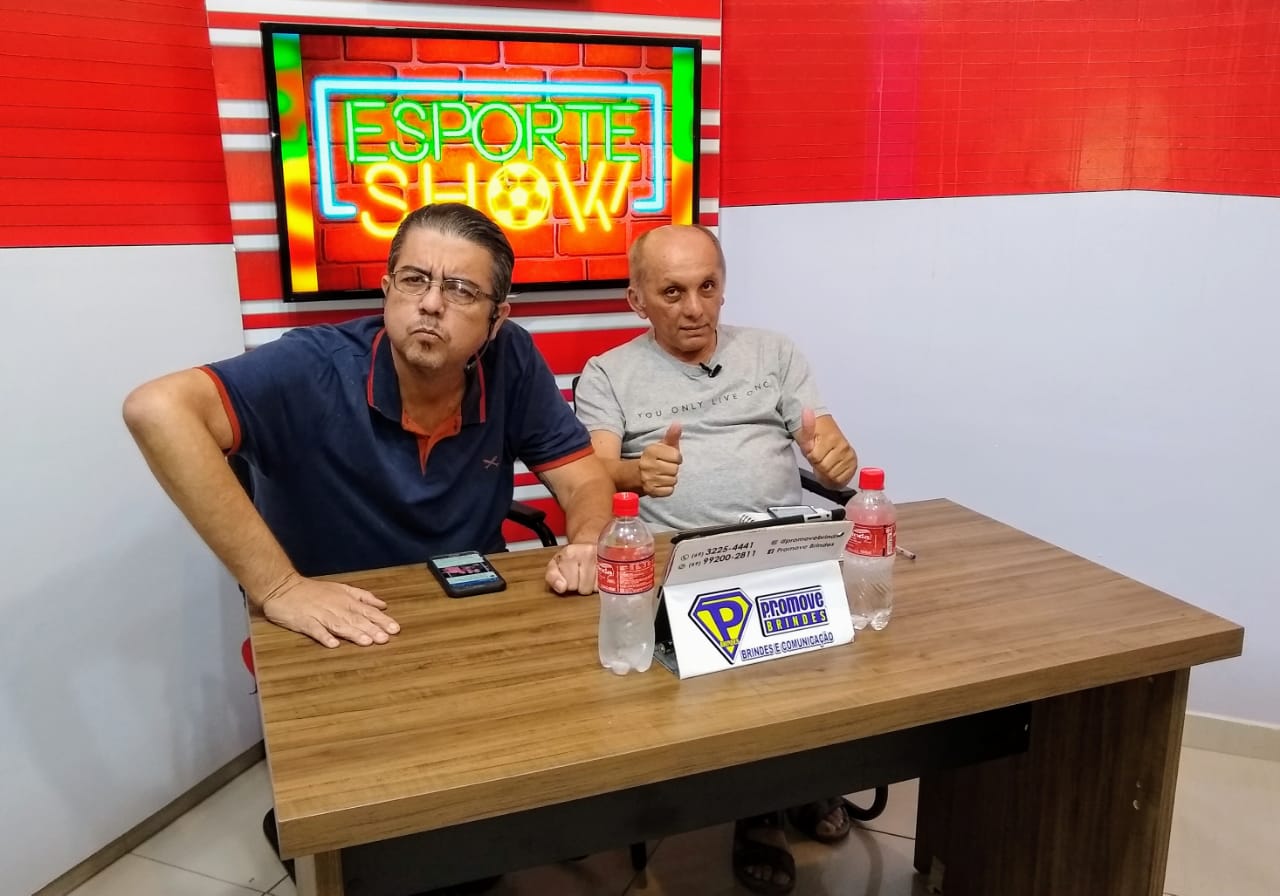 ESPORTE SHOW: Vem que tem tudo do esporte ao vivo com Santiago Roa e Luis Carlos Pereira