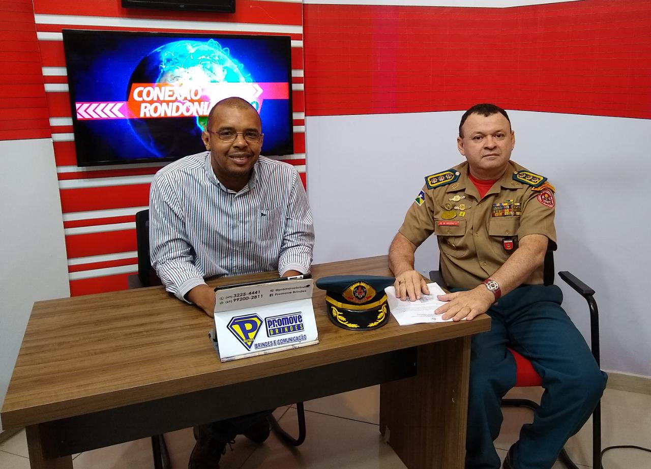 CONEXÃO RONDONIAOVIVO:  Entrevista com o Coronel do Corpo de Bombeiro, Gilvander Gregório Lima.