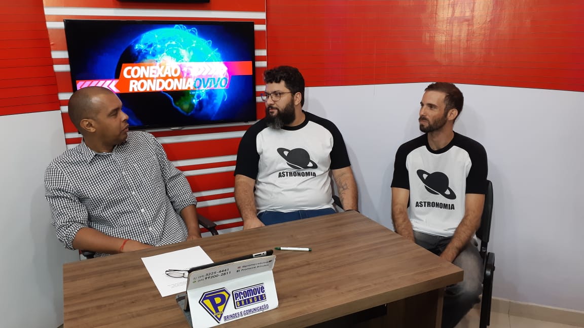 CONEXÃO RONDONIAOVIVO: Entrevista com Ariel de Sousa e Tales Ochi, eles vão falar sobre o Clube de Astronomia da UNIR - REPRISE