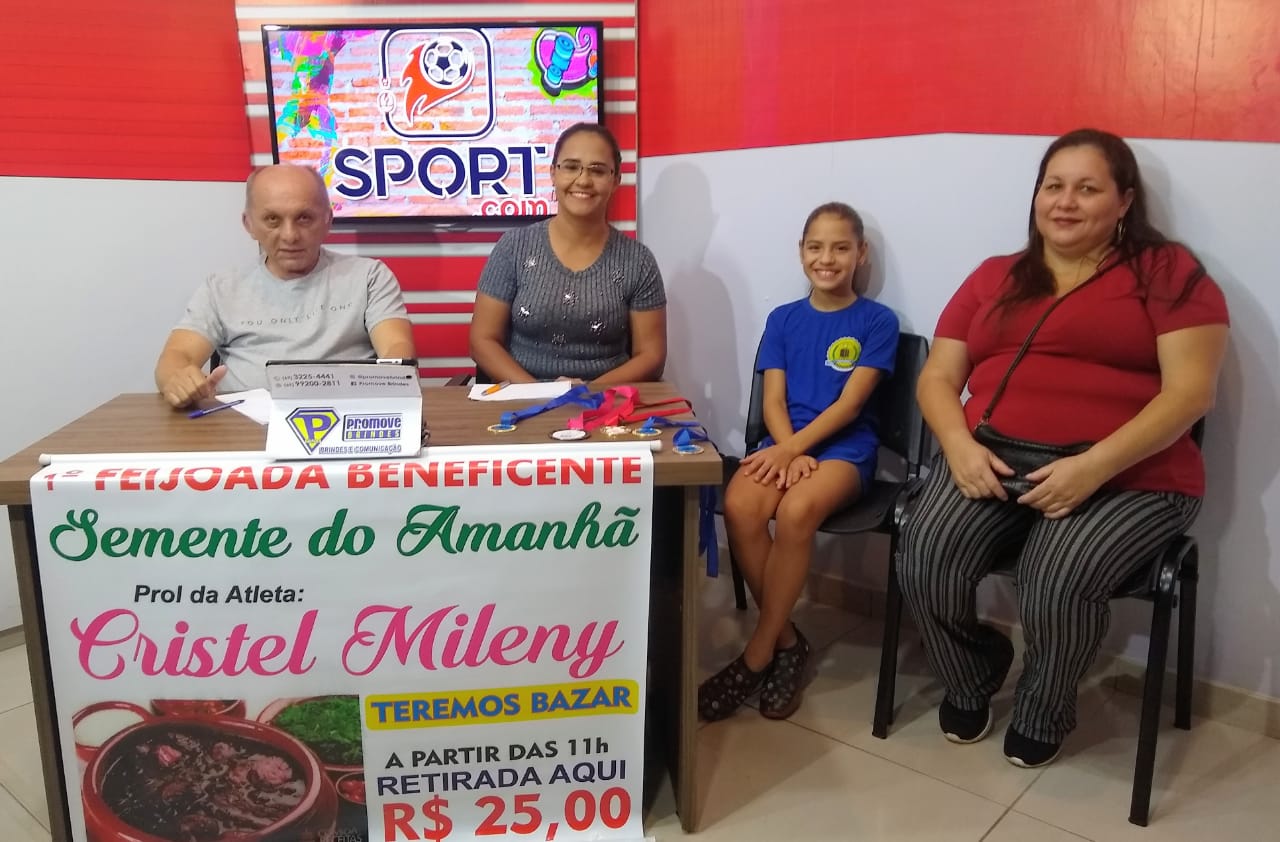 SPORT.COM: Feijoada beneficente em arrecadação para Cristel Mileny da Ginástica Rítmica de RO