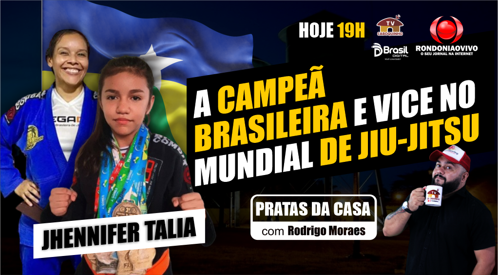 A CAMPEÃ BRASILEIRA DE JIU-JITSU - JHENNIFER TALIA - PRATAS DA CASA 2024